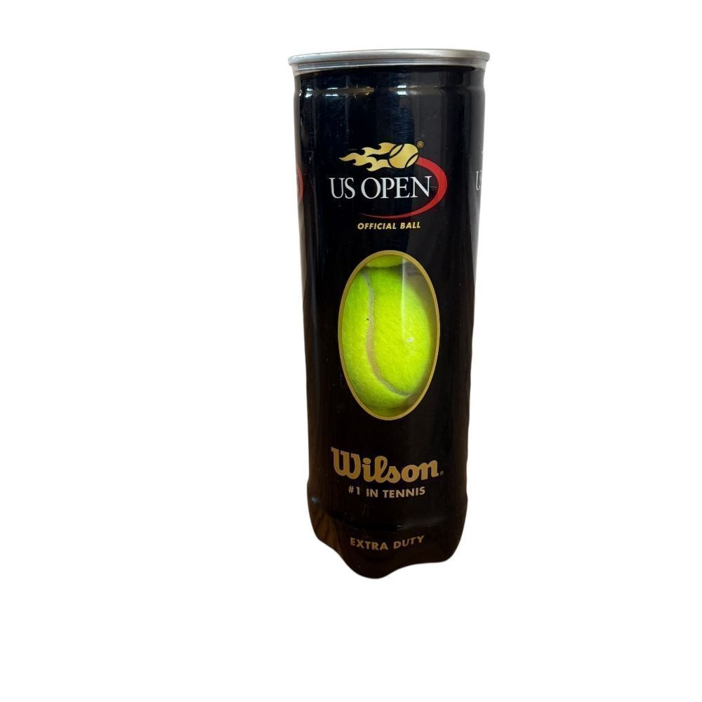 Wilson US open Tennis Balls Sealed Can of 3 Official Extra Duty T1071 2004